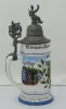 Bavarian Porcelain Reservist Beer Stein Visuel 3